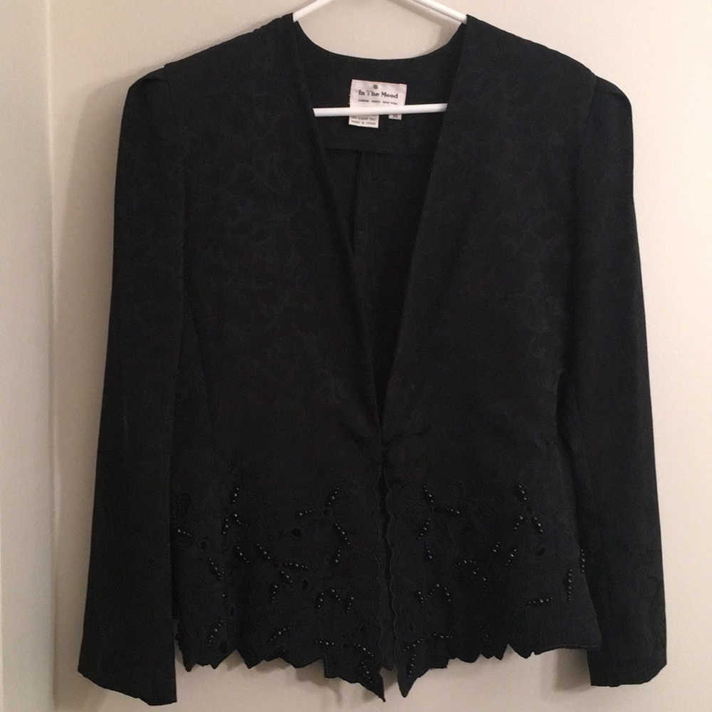 😍 Unique beaded and lace vintage blouse or jacket​​